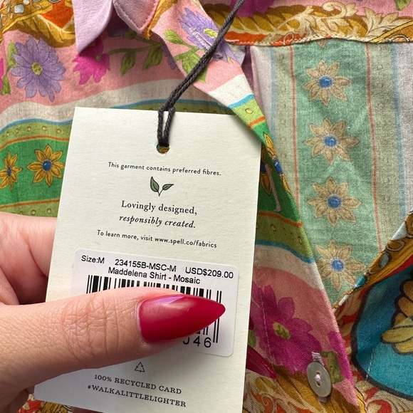 Spell Maddelena Shirt Dress size M - Picture 3 of 3